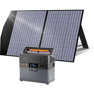 Allpowers - S300 plus 288Wh/300W Portable Power Station with 1 x 100W Foldable Solar Panel, Lithium Backup Power Supply for Outdoor Camping and Allpowers - S300 plus 288Wh/300W Portable Power Station with 1 x 100W Foldable Solar Panel, Lithium Backup Power Supply for Outdoor Camping and