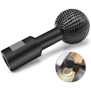 Rotary Spherical Burr, Carbon Steel for Wood Carving, Polishing, Engraving, Drill, Grinding Head for Angle Grinder 100/115/125 (10mm) - Alwaysh Rotary Spherical Burr, Carbon Steel for Wood Carving, Polishing, Engraving, Drill, Grinding Head for Angle Grinder 100/115/125 (10mm) - Alwaysh