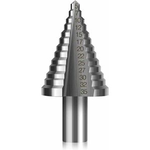 Shining House - AlwaysH Step Countersink Drill Bit,Double Slotted Countersink Step Drill Bit(5mm-35mm) with Titanium Coating,Solid,Perfect for Shining House - AlwaysH Step Countersink Drill Bit,Double Slotted Countersink Step Drill Bit(5mm-35mm) with Titanium Coating,Solid,Perfect for