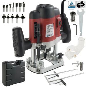 Arebos - 1200W Plunge Router Kit Set incl.12 Router Bits Heads + Carry Case Arebos - 1200W Plunge Router Kit Set incl.12 Router Bits Heads + Carry Case