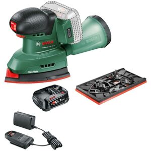 Bosch 06033E3100 UniversalSander 18v Multi Palm Sander Sheets 2.5AH Battery Kit Bosch 06033E3100 UniversalSander 18v Multi Palm Sander Sheets 2.5AH Battery Kit