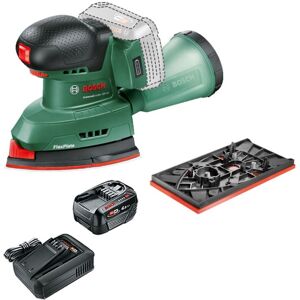 Bosch 06033E3100 UniversalSander 18v Multi Palm Sander + Sheets 4AH Battery Kit Bosch 06033E3100 UniversalSander 18v Multi Palm Sander + Sheets 4AH Battery Kit