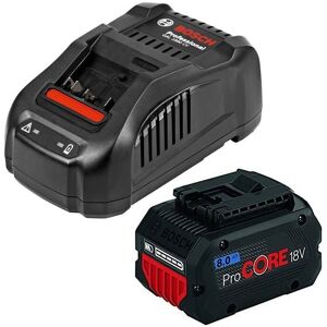 Bosch 18v ProCore Power Starter Set 1x 8.0ah Lithium Battery + GAL1880 Charger Bosch 18v ProCore Power Starter Set 1x 8.0ah Lithium Battery + GAL1880 Charger