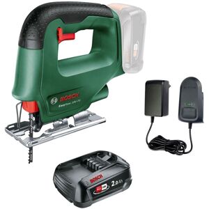 Bosch EasySaw 18v 18V-70 Cordless Jigsaw Power for All 1x2.0Ah Battery & Charger Bosch EasySaw 18v 18V-70 Cordless Jigsaw Power for All 1x2.0Ah Battery & Charger