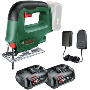 Bosch EasySaw 18v 18V-70 Cordless Jigsaw Power for All 2x2.0Ah Battery & Charger Bosch EasySaw 18v 18V-70 Cordless Jigsaw Power for All 2x2.0Ah Battery & Charger