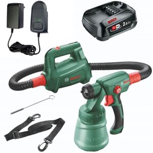 Bosch EasySpray 18v 18V-100 Cordless Paint Spray Gun System 1 x 2.0Ah Battery Bosch EasySpray 18v 18V-100 Cordless Paint Spray Gun System 1 x 2.0Ah Battery