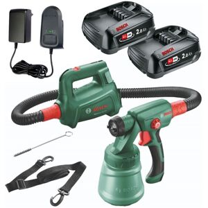 Bosch EasySpray 18v 18V-100 Cordless Paint Spray Gun System 2 x 2.0Ah Batteries Bosch EasySpray 18v 18V-100 Cordless Paint Spray Gun System 2 x 2.0Ah Batteries