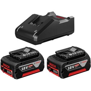 Bosch GBA18806SET 18v Starter Set 2 x 6.0ah Lithium Batteries + GAL18V40 Charger Bosch GBA18806SET 18v Starter Set 2 x 6.0ah Lithium Batteries + GAL18V40 Charger