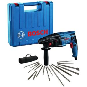 Bosch - GBH221D 240v sds Plus Rotary Hammer Drill + 17 Piece Bit Set Point Chisel Bosch - GBH221D 240v sds Plus Rotary Hammer Drill + 17 Piece Bit Set Point Chisel
