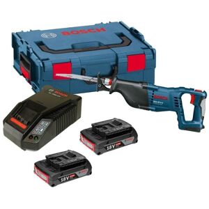 Bosch - gsa 18V-LI 18v Reciprocating Sabre Saw, 2 x 2.0ah Batteries Charger, lboxx Bosch - gsa 18V-LI 18v Reciprocating Sabre Saw, 2 x 2.0ah Batteries Charger, lboxx