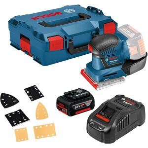 Bosch - GSS18V-10 18v Li-ion Multi Base Orbital Detail Sander +3 Plates 1 x 5ah Bosch - GSS18V-10 18v Li-ion Multi Base Orbital Detail Sander +3 Plates 1 x 5ah