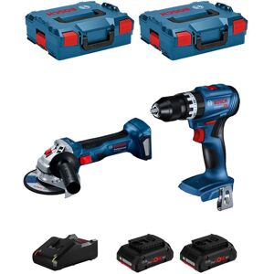 Bosch BK220 Power Tool Kit - GWS 18V-7, GSB 18V-45, 2x 4.0 Ah ProCORE, GAL 18V-40, L-Boxx Bosch BK220 Power Tool Kit - GWS 18V-7, GSB 18V-45, 2x 4.0 Ah ProCORE, GAL 18V-40, L-Boxx