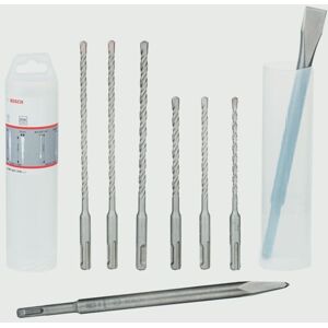 Bosch - 2607017376 SDS-plus-3 Carbide Hammer Drill Bit Chisel Set 8 Pcs Bosch - 2607017376 SDS-plus-3 Carbide Hammer Drill Bit Chisel Set 8 Pcs