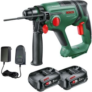 Bosch UniversalHammer 18V Cordless Rotary Hammer Drill 2 x 2.0Ah Battery Charger Bosch UniversalHammer 18V Cordless Rotary Hammer Drill 2 x 2.0Ah Battery Charger