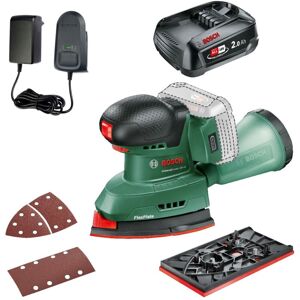 Bosch UniversalSander 18v 18V-10 Cordless Multi Palm Sander 1 x 2.0Ah Battery Bosch UniversalSander 18v 18V-10 Cordless Multi Palm Sander 1 x 2.0Ah Battery