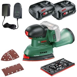 Bosch UniversalSander 18v 18V-10 Cordless Multi Palm Sander 2 x 2.0Ah Batteries Bosch UniversalSander 18v 18V-10 Cordless Multi Palm Sander 2 x 2.0Ah Batteries