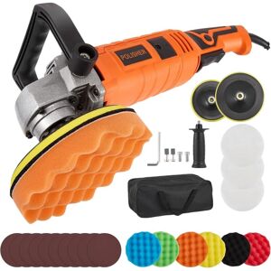 YS-YALOTRS Car Polisher, 1580W Polishing Machine, 7 Variable Speeds from 500 to 3300 RPM, Electric Car Polisher, Car Detailing Kit for Car Detailing, Polishing, YS-YALOTRS Car Polisher, 1580W Polishing Machine, 7 Variable Speeds from 500 to 3300 RPM, Electric Car Polisher, Car Detailing Kit for Car Detailing, Polishing,