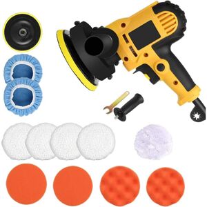 Tinor - Car Polisher, 700W Electric Polisher for Metal and Furniture, Multifunctional Polisher Glass Seal Car Polishing Adjustable Speed (European Tinor - Car Polisher, 700W Electric Polisher for Metal and Furniture, Multifunctional Polisher Glass Seal Car Polishing Adjustable Speed (European