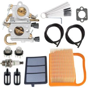 MCBOSON Carburetor for Sthil TS420 TS410 TS410Z TS420Z concrete saw, replaces C1Q-S118 4238-120-0600, with air filter + fuel line + spark plug MCBOSON Carburetor for Sthil TS420 TS410 TS410Z TS420Z concrete saw, replaces C1Q-S118 4238-120-0600, with air filter + fuel line + spark plug