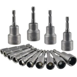 14Pcs Magnetic Hex Socket Set 6-19mm Impact Driver Socket, Magnetic Hex Socket Wrench Set Magnetic 1/4 Hex Socket Adapter Tool - Ccykxa 14Pcs Magnetic Hex Socket Set 6-19mm Impact Driver Socket, Magnetic Hex Socket Wrench Set Magnetic 1/4 Hex Socket Adapter Tool - Ccykxa