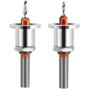 Ccykxa - 2pcs 8mm Wood Drill Bits, Countersink Drill Bits, hss Countersink Drill Bit Set, Countersink Drill Bit Set for Woodworking, Plastic, Ccykxa - 2pcs 8mm Wood Drill Bits, Countersink Drill Bits, hss Countersink Drill Bit Set, Countersink Drill Bit Set for Woodworking, Plastic,