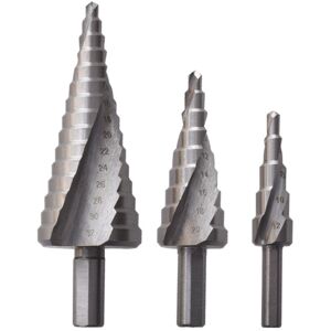 Ccykxa - Step Drill Bit, 4-12mm、4-20mm、4-32mm hss Titanium Conical Triangle Metal Step Drill Bit, Triangular Shank, Metal Step Drill Bit for Ccykxa - Step Drill Bit, 4-12mm、4-20mm、4-32mm hss Titanium Conical Triangle Metal Step Drill Bit, Triangular Shank, Metal Step Drill Bit for