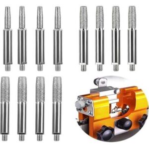 MCBOSON Chain Saw Sharpener Stone, Chain Saw Sharpener Stone, 12 Pieces High Hardness Diamond Chain Saw Sharpening Burrs (4mm, 4.8mm, 5.5mm) MCBOSON Chain Saw Sharpener Stone, Chain Saw Sharpener Stone, 12 Pieces High Hardness Diamond Chain Saw Sharpening Burrs (4mm, 4.8mm, 5.5mm)