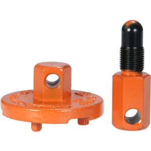 MCBOSON Chainsaw Clutch Removal Tool, Universal Orange Piston Stop Clutch Flywheel Removal Tool MCBOSON Chainsaw Clutch Removal Tool, Universal Orange Piston Stop Clutch Flywheel Removal Tool