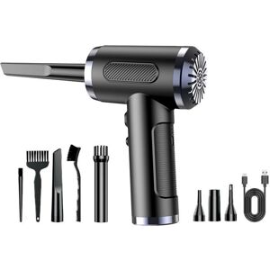 TEHTUY Compressed Air Blower, 3 Speeds, 50,000 RPM, Dry Air Blower for PCs, Computer Dust Remover, USB Rechargeable with 6000mAh Battery for Laptops, TEHTUY Compressed Air Blower, 3 Speeds, 50,000 RPM, Dry Air Blower for PCs, Computer Dust Remover, USB Rechargeable with 6000mAh Battery for Laptops,