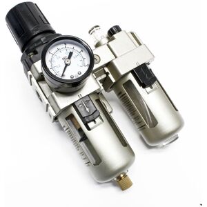 IKODM Compressed Air Treatment Set 12.91mm Filter Regulator Water Separator Lubricator 1/2 AC4010-04D IKODM Compressed Air Treatment Set 12.91mm Filter Regulator Water Separator Lubricator 1/2 AC4010-04D