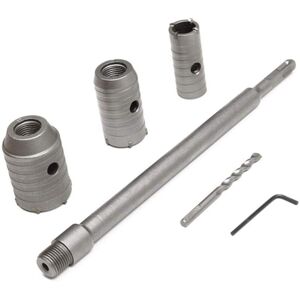 MEMKEY Concrete drill with 350 mm round handle sds Plus concrete saw hole drill cement stone wall drill with 30/40/50 mm extension(Money) MEMKEY Concrete drill with 350 mm round handle sds Plus concrete saw hole drill cement stone wall drill with 30/40/50 mm extension(Money)