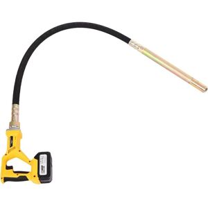 CNCEST Concrete Vibrator Poker, 21V Handheld Cordless Concrete Vibrator with Charger and Battery, 2000 R/Min, Cement Vibrating Tool for Mixing and CNCEST Concrete Vibrator Poker, 21V Handheld Cordless Concrete Vibrator with Charger and Battery, 2000 R/Min, Cement Vibrating Tool for Mixing and