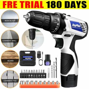 Briefness - Cordless Combi Driver Drill Power Tool Drilling and Screwdriver Bit Set Ligtt 2x Battery Briefness - Cordless Combi Driver Drill Power Tool Drilling and Screwdriver Bit Set Ligtt 2x Battery