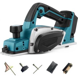 YS-YALOTRS Cordless planer compatible with Makita 18V battery, 3200r/min. Portable electric wood planer, adjustable depth 0-2mm (battery not included). YS-YALOTRS Cordless planer compatible with Makita 18V battery, 3200r/min. Portable electric wood planer, adjustable depth 0-2mm (battery not included).