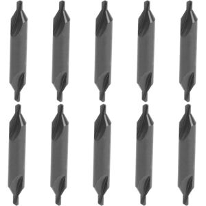 Csparkv - 10pcs Combination Drill Bit Set Wear-Resistant High Speed Steel for Bench Drill Milling Machine Csparkv - 10pcs Combination Drill Bit Set Wear-Resistant High Speed Steel for Bench Drill Milling Machine