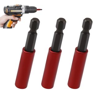 Csparkv - 3 Pcs Impact Resistant Bit Holder Hex Shank, Electric Drill Screwdriver Bit, Screwdriver Bit Holder, Socket Screwdriver Bit Holder Csparkv - 3 Pcs Impact Resistant Bit Holder Hex Shank, Electric Drill Screwdriver Bit, Screwdriver Bit Holder, Socket Screwdriver Bit Holder