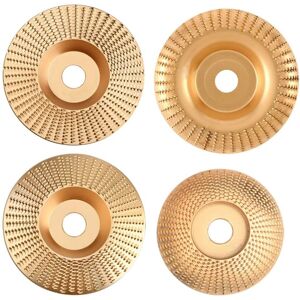 Csparkv - 4Pcs Tungsten Carbide Wood Grinder Disc for Shaping, Grinding and Cutting - Compatible with 115mm or 125mm Angle Grinders Csparkv - 4Pcs Tungsten Carbide Wood Grinder Disc for Shaping, Grinding and Cutting - Compatible with 115mm or 125mm Angle Grinders