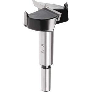 Csparkv - Forstner Wood Router Bits 48mm Tungsten Carbide Wood Auger Opener Woodworking Hinge Hole Drilling Boring Bit Cutter Black Silver Csparkv - Forstner Wood Router Bits 48mm Tungsten Carbide Wood Auger Opener Woodworking Hinge Hole Drilling Boring Bit Cutter Black Silver