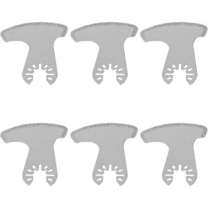 Csparkv - Oscillating Multi-Tool, 6 Pcs Universal Sickle Shape Diamond Carbide Oscillating Saw Blades for Tile Masonry Removal Csparkv - Oscillating Multi-Tool, 6 Pcs Universal Sickle Shape Diamond Carbide Oscillating Saw Blades for Tile Masonry Removal