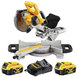Dewalt - DCS365M2 18V xr 184mm xps Slide Mitre Saw (2 x 4.0Ah Li-Ion Batteries) Dewalt - DCS365M2 18V xr 184mm xps Slide Mitre Saw (2 x 4.0Ah Li-Ion Batteries)