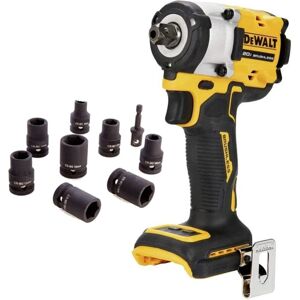 Dewalt - 18v xr DCF922N Brushless 1/2 Torque Wrench Detent Pin + 9PC Socket Set Dewalt - 18v xr DCF922N Brushless 1/2 Torque Wrench Detent Pin + 9PC Socket Set