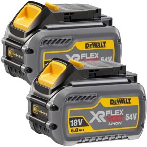 Dewalt - DCB546 18V/54V Flexvolt 6.0ah Li-Ion Batteries (Twin Pack) Dewalt - DCB546 18V/54V Flexvolt 6.0ah Li-Ion Batteries (Twin Pack)