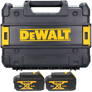 Dewalt DCB182 4.0ah 18v XR Lithium Ion Battery Twin Pack + Tstak Drill Case Dewalt DCB182 4.0ah 18v XR Lithium Ion Battery Twin Pack + Tstak Drill Case