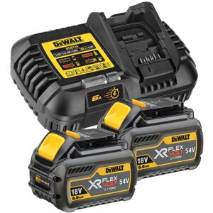 Dewalt - DCB546 18v 54v xr Flexvolt 6.0ah Battery Twin Pack + DCB116 Fast Charger Dewalt - DCB546 18v 54v xr Flexvolt 6.0ah Battery Twin Pack + DCB116 Fast Charger