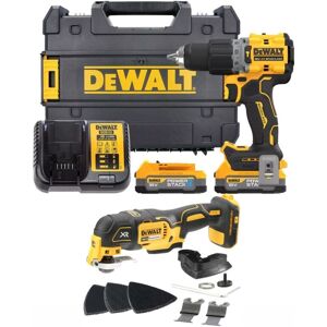 Dewalt DCD805E2T 18v XR Brushless Powerstack Combi Hammer Drill + DCS355N Multi Dewalt DCD805E2T 18v XR Brushless Powerstack Combi Hammer Drill + DCS355N Multi
