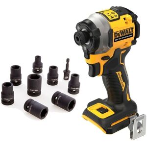 Dewalt - DCF850N 18v xr Brushless Compact Impact Driver Bare + 9pc Socket Wrench Dewalt - DCF850N 18v xr Brushless Compact Impact Driver Bare + 9pc Socket Wrench