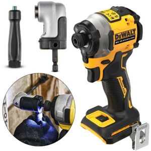 Dewalt - DCF850N 18v xr Brushless Compact Impact Driver + Right Angle Drill Attach Dewalt - DCF850N 18v xr Brushless Compact Impact Driver + Right Angle Drill Attach