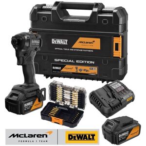 Dewalt DCF86MP2T McLaren F1 XR 18v Brushless Impact Driver 2x 5.0Ah + 22 Bit Set Dewalt DCF86MP2T McLaren F1 XR 18v Brushless Impact Driver 2x 5.0Ah + 22 Bit Set