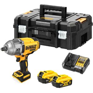 DeWalt DCF900P2T 18V XR Brushless 1/2 Hog Ring High Torque Impact Wrench - 2x 5Ah Batteries, Charger & TSTAK II Case DeWalt DCF900P2T 18V XR Brushless 1/2 Hog Ring High Torque Impact Wrench - 2x 5Ah Batteries, Charger & TSTAK II Case