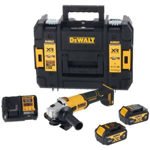 Dewalt DCG407M2T 18V XR Brushless 125mm Angle Grinder - 2x 4Ah Batteries, Charger & TSTAK II Case Dewalt DCG407M2T 18V XR Brushless 125mm Angle Grinder - 2x 4Ah Batteries, Charger & TSTAK II Case